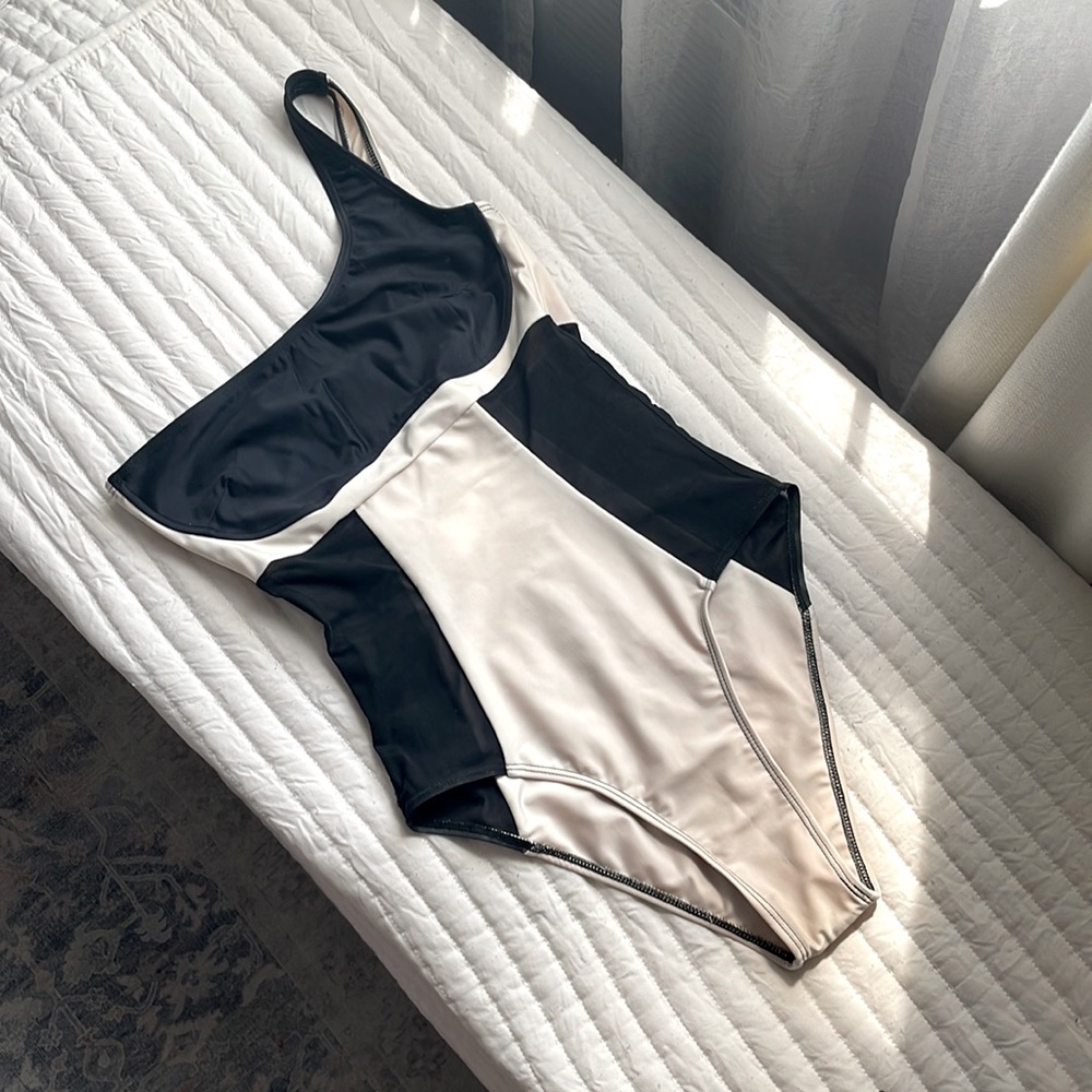 Hollie Watman One Shoulder Swim Suit